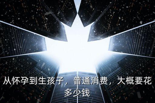 從懷孕到生孩子，普通消費(fèi)，大概要花多少錢