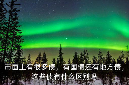 市面上有很多債，有國(guó)債還有地方債，這些債有什么區(qū)別嗎