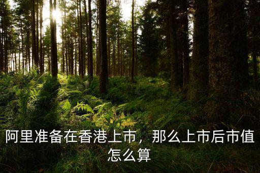 阿里準備在香港上市，那么上市后市值怎么算