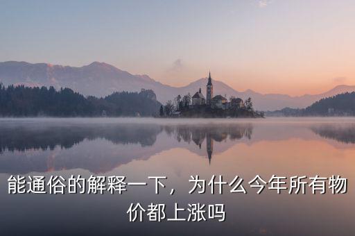 能通俗的解釋一下，為什么今年所有物價都上漲嗎