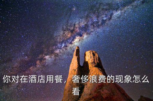 你對在酒店用餐，奢侈浪費的現(xiàn)象怎么看