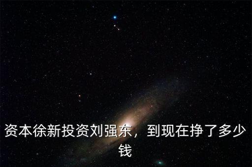 資本徐新投資劉強東，到現(xiàn)在掙了多少錢