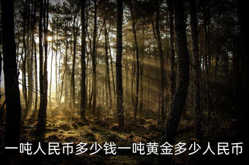 什么是人民幣黃金,財富的本質是什么
