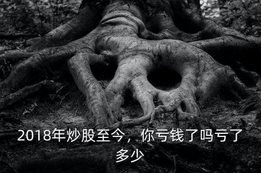 2018年炒股至今，你虧錢了嗎虧了多少
