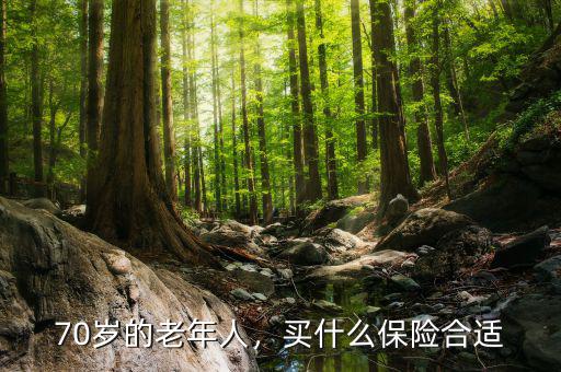 70歲的老年人，買什么保險(xiǎn)合適