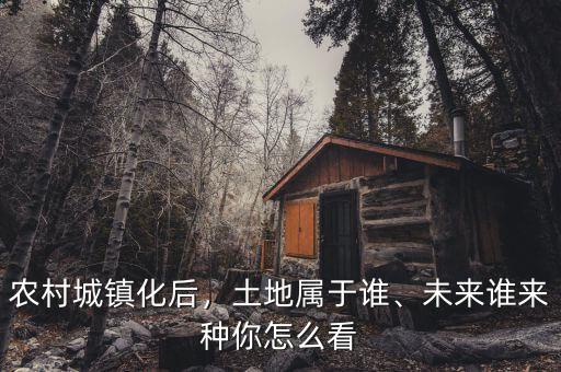 農(nóng)村城鎮(zhèn)化后，土地屬于誰、未來誰來種你怎么看