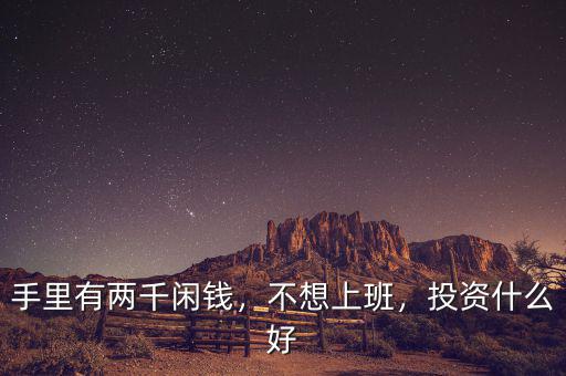 手里有兩千閑錢，不想上班，投資什么好