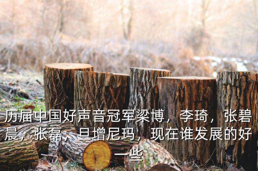 歷屆中國好聲音冠軍梁博，李琦，張碧晨，張磊，旦增尼瑪，現(xiàn)在誰發(fā)展的好一些