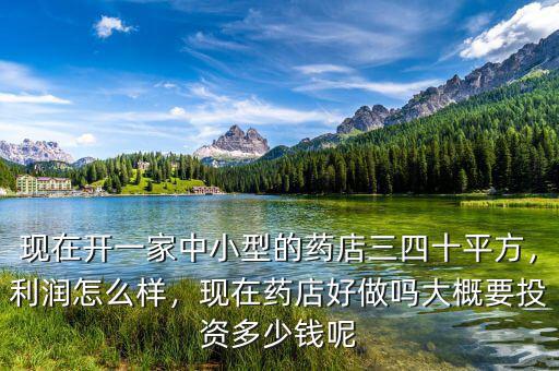 現(xiàn)在開(kāi)一家中小型的藥店三四十平方，利潤(rùn)怎么樣，現(xiàn)在藥店好做嗎大概要投資多少錢呢
