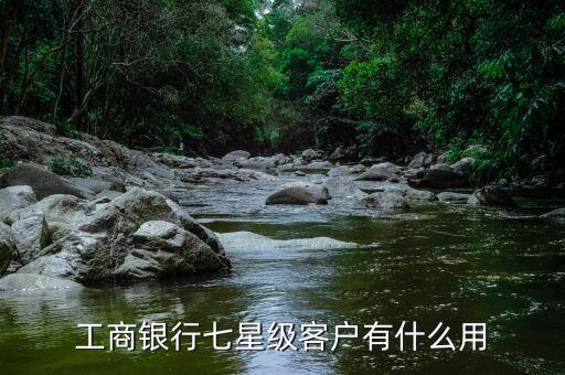 工商銀行七星級(jí)客戶(hù)有什么用