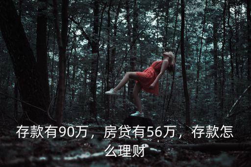 存款有90萬，房貸有56萬，存款怎么理財(cái)