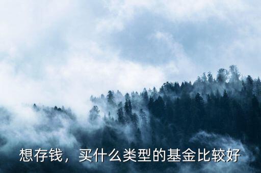 想存錢，買什么類型的基金比較好