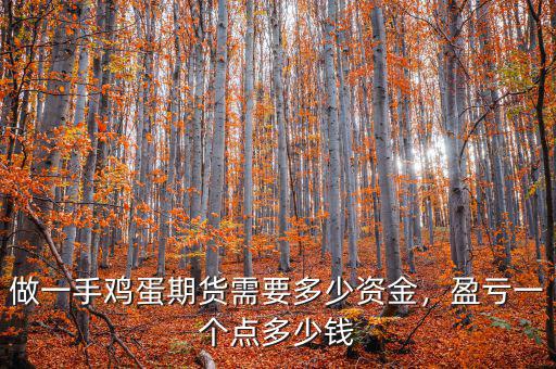 一手雞蛋多少錢(qián),盈虧一個(gè)點(diǎn)多少錢(qián)