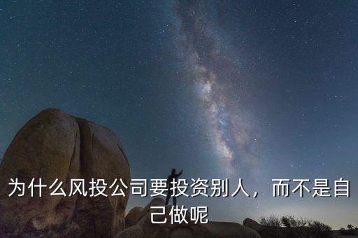 為什么風(fēng)投公司要投資別人，而不是自己做呢