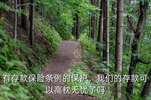 有存款保險(xiǎn)條例的保護(hù)，我們的存款可以高枕無憂了嗎