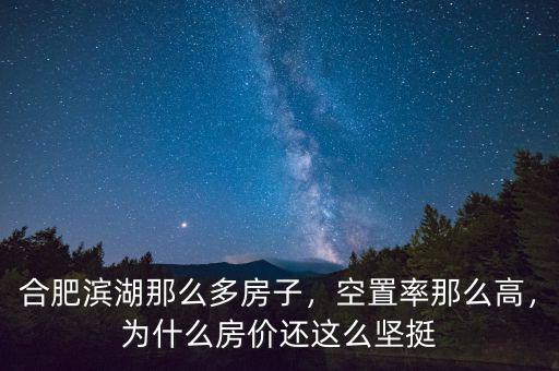 合肥濱湖那么多房子，空置率那么高，為什么房價還這么堅挺