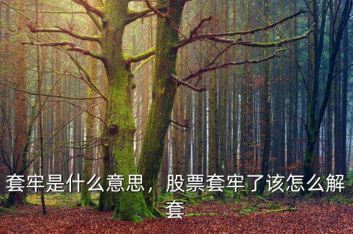 套牢是什么意思，股票套牢了該怎么解套