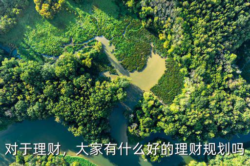對(duì)于理財(cái)，大家有什么好的理財(cái)規(guī)劃嗎