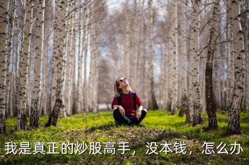 我是真正的炒股高手，沒本錢，怎么辦