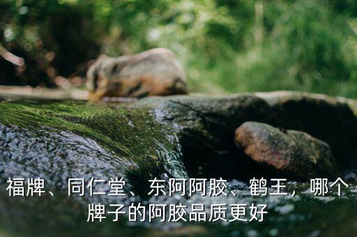 福牌、同仁堂、東阿阿膠、鶴王，哪個牌子的阿膠品質更好