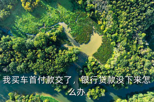 車(chē)首付款后銀行不批貸款怎么辦,銀行貸款沒(méi)下來(lái)怎么辦