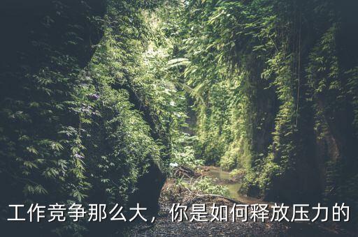 工作競爭那么大，你是如何釋放壓力的