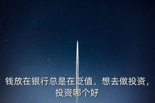 錢放在銀行總是在貶值，想去做投資，投資哪個好