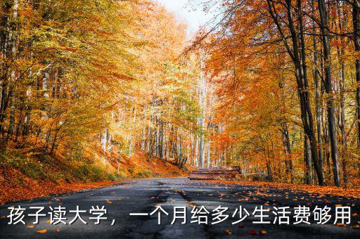 孩子讀大學(xué)，一個(gè)月給多少生活費(fèi)夠用