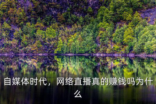 自媒體時(shí)代，網(wǎng)絡(luò)直播真的賺錢(qián)嗎為什么