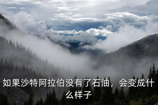 如果沙特阿拉伯沒(méi)有了石油，會(huì)變成什么樣子