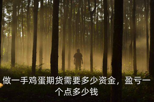 做一手雞蛋期貨需要多少資金，盈虧一個(gè)點(diǎn)多少錢