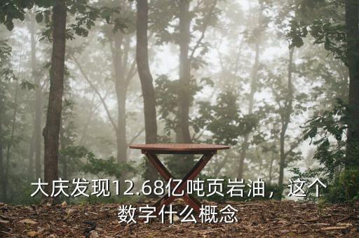 大慶發(fā)現(xiàn)12.68億噸頁巖油，這個數字什么概念