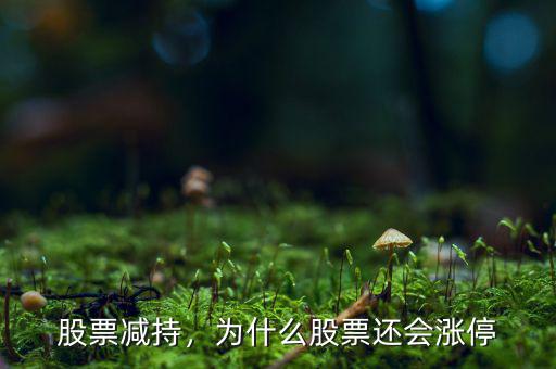 股票減持，為什么股票還會(huì)漲停