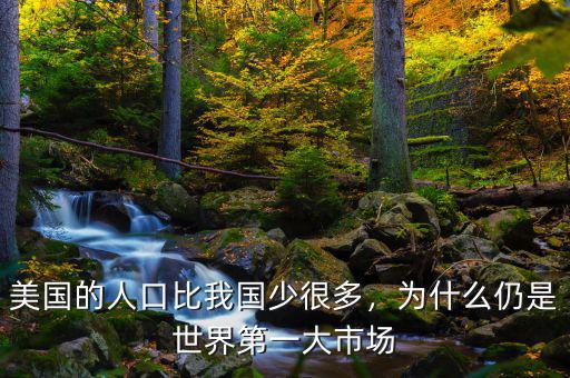 美國的人口比我國少很多，為什么仍是世界第一大市場