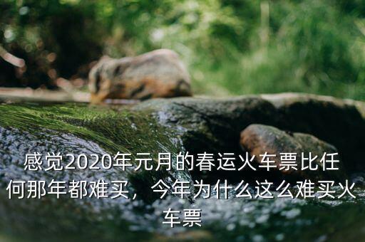感覺2020年元月的春運(yùn)火車票比任何那年都難買，今年為什么這么難買火車票