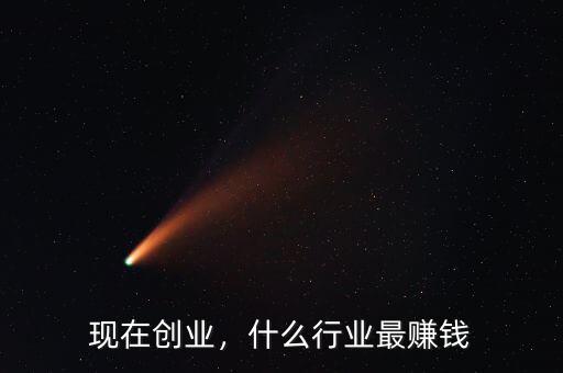 現(xiàn)在創(chuàng)業(yè)，什么行業(yè)最賺錢