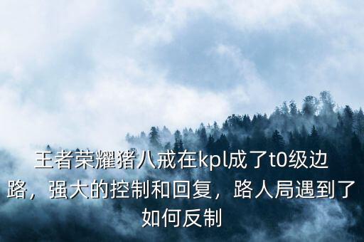 王者榮耀豬八戒在kpl成了t0級邊路，強(qiáng)大的控制和回復(fù)，路人局遇到了如何反制