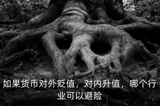 如果貨幣對(duì)外貶值，對(duì)內(nèi)升值，哪個(gè)行業(yè)可以避險(xiǎn)