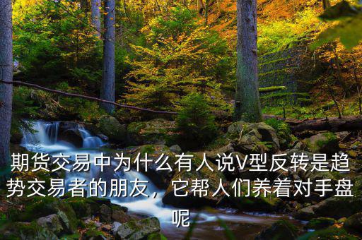 期貨交易中為什么有人說V型反轉(zhuǎn)是趨勢交易者的朋友，它幫人們養(yǎng)著對手盤呢