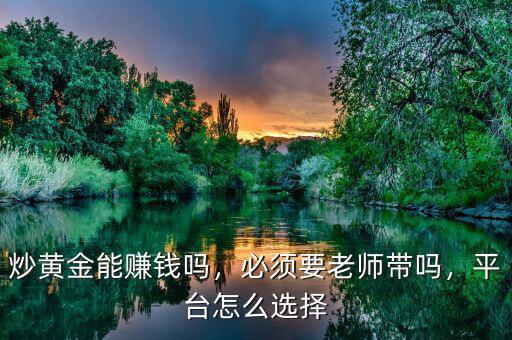 炒黃金能賺錢嗎，必須要老師帶嗎，平臺怎么選擇