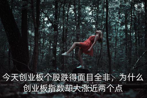 今天創(chuàng)業(yè)板個股跌得面目全非，為什么創(chuàng)業(yè)板指數(shù)卻大漲近兩個點