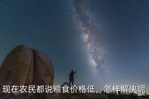 現(xiàn)在農(nóng)民都說(shuō)糧食價(jià)格低，怎樣解決呢