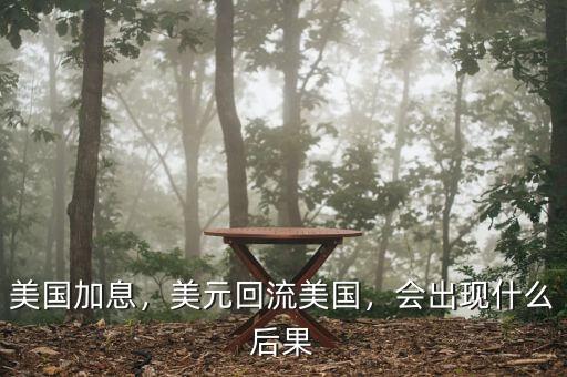 美國加息，美元回流美國，會出現(xiàn)什么后果