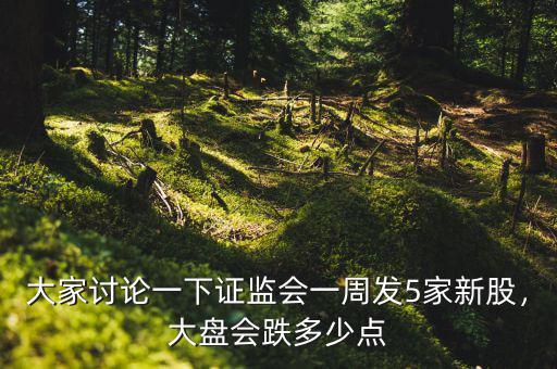 大家討論一下證監(jiān)會(huì)一周發(fā)5家新股，大盤(pán)會(huì)跌多少點(diǎn)