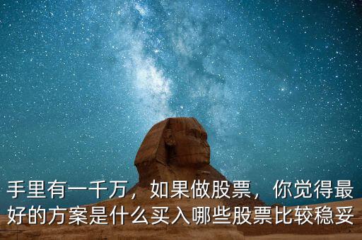 手里有一千萬，如果做股票，你覺得最好的方案是什么買入哪些股票比較穩(wěn)妥