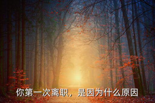 你第一次離職，是因為什么原因