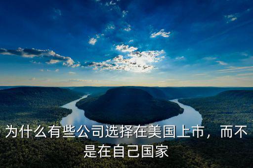 為什么有些公司選擇在美國上市，而不是在自己國家