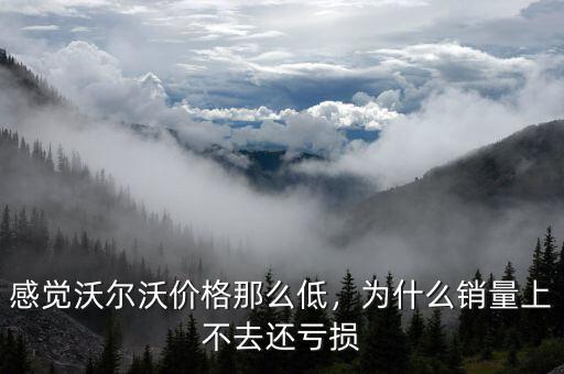 感覺沃爾沃價格那么低，為什么銷量上不去還虧損