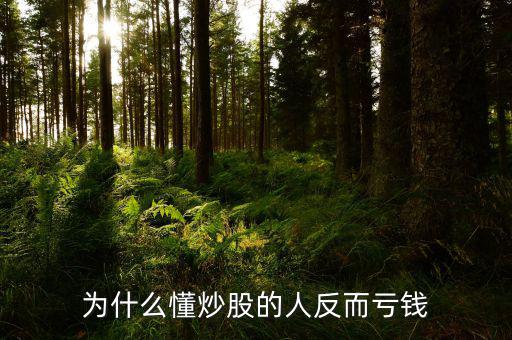 為什么炒股虧了,大部分股民為什么炒股虧錢(qián)
