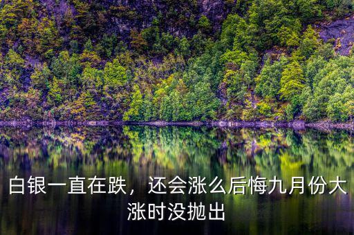 白銀一直在跌，還會漲么后悔九月份大漲時沒拋出